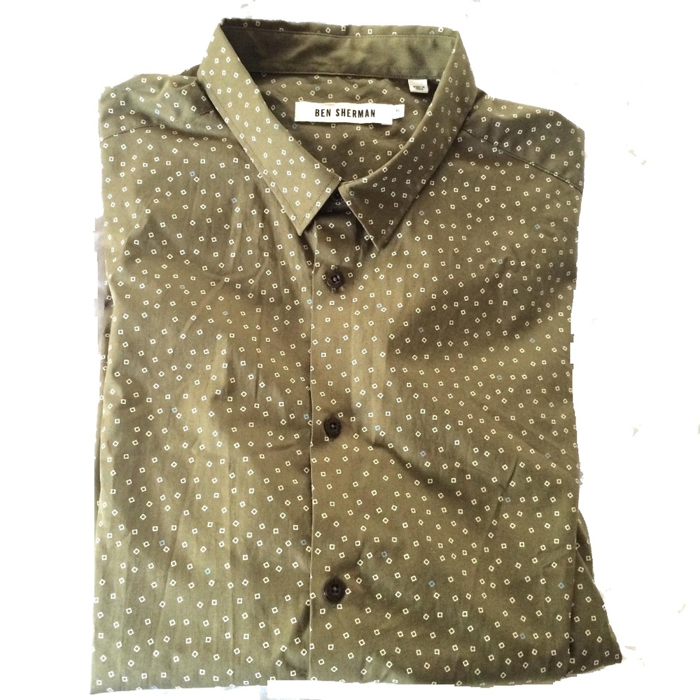 Ben Sherman 100% Cotton Men's Button Up Shirt